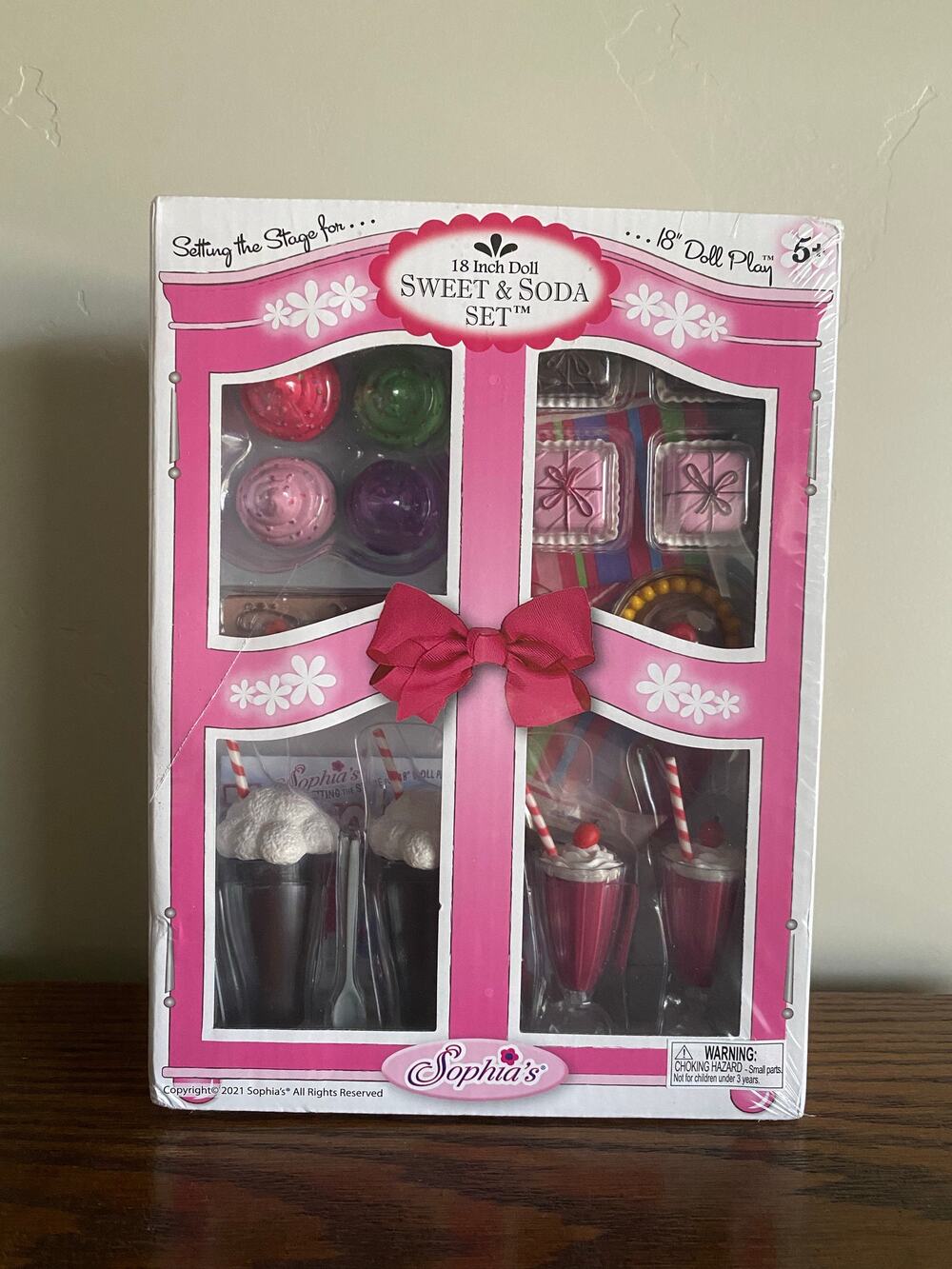 Sophia's 18 Inch Doll "Sweet & Soda Set" Play Accessories- 27 Pieces